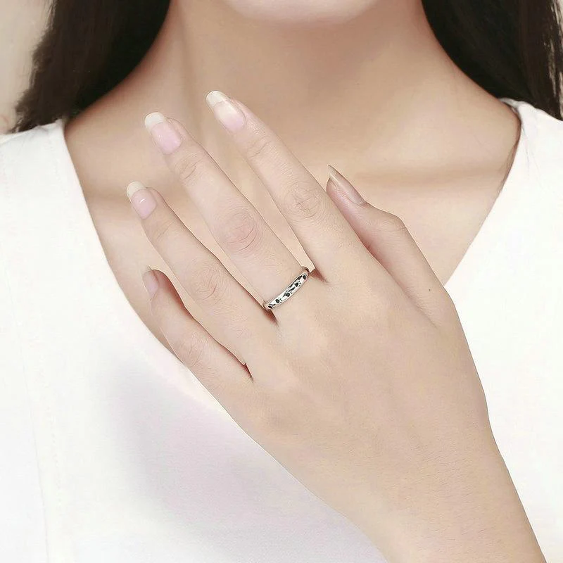 Sterling Silver Pet Paw Print Ring - Image 3