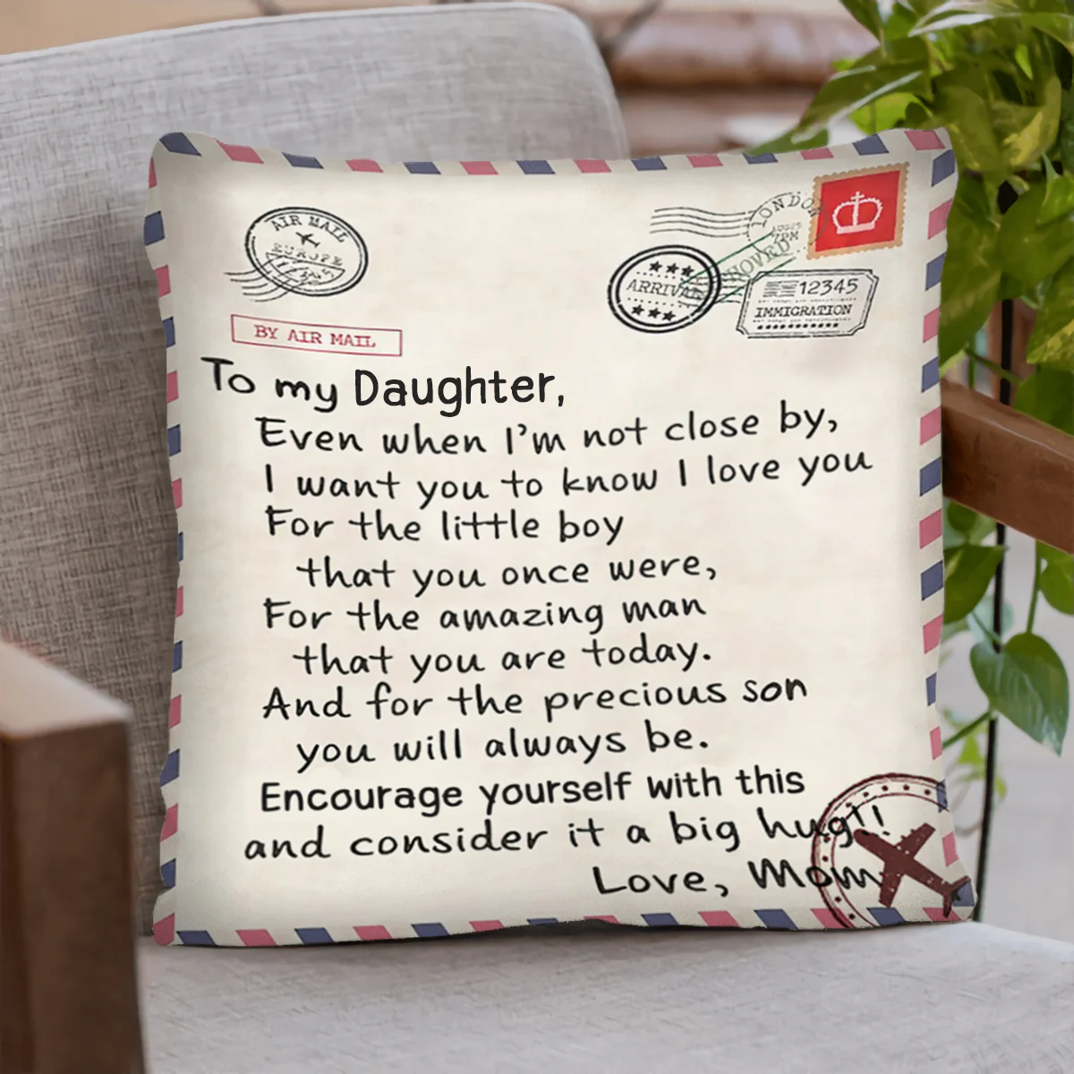 Sweet Words To My Son/Daughter - Pillowcase - Image 2