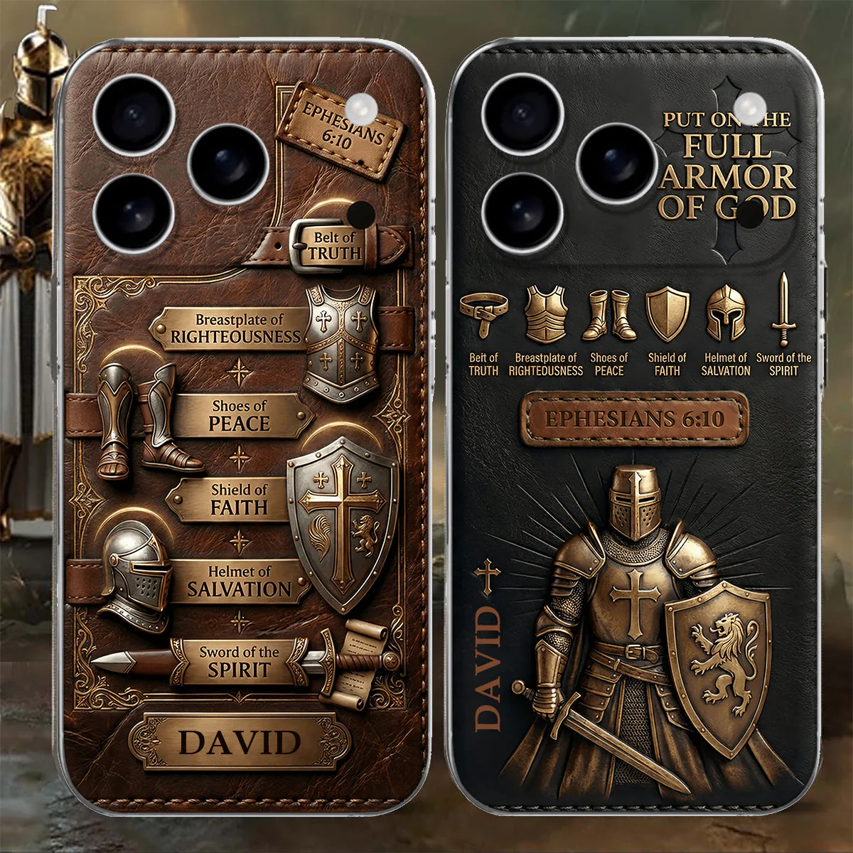 The Armor Of God Phone Case-Personalized Gifts For Christians - Image 2