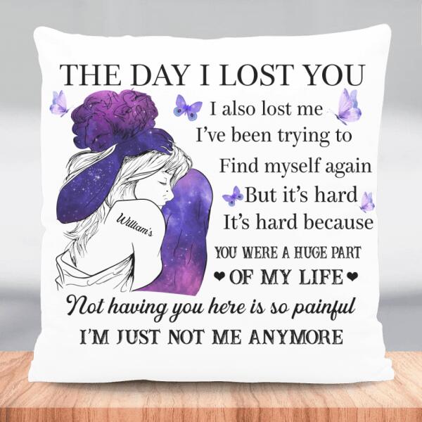 The Day I Lost You Personalized Pillowcase - Image 3
