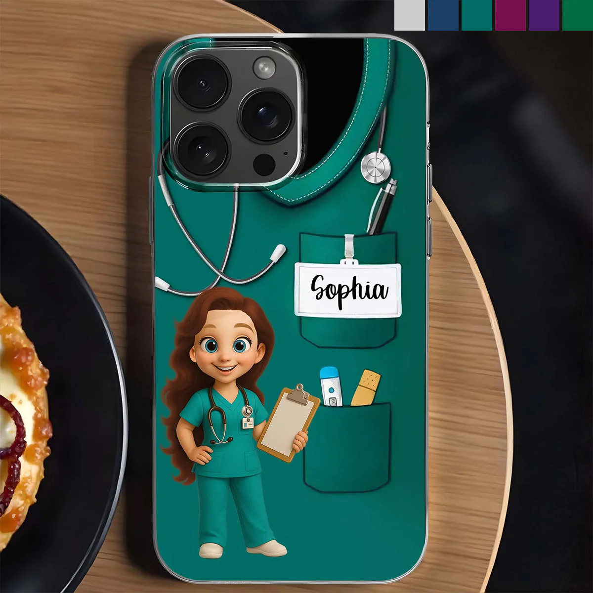 To My Favorite Nurse, Personalized Phone Case, Gift For Nurses - Image 2
