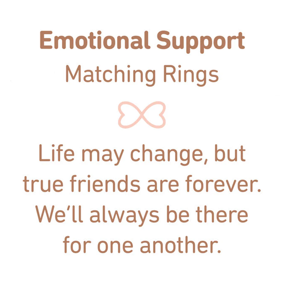 True Friends Are Forever Infinity 925 Sterling Silver Ring - Image 3