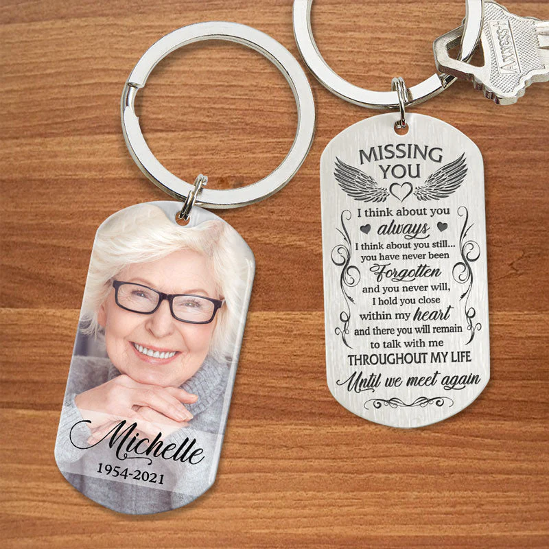 Until We Meet Again Personalized Keychain - Image 2