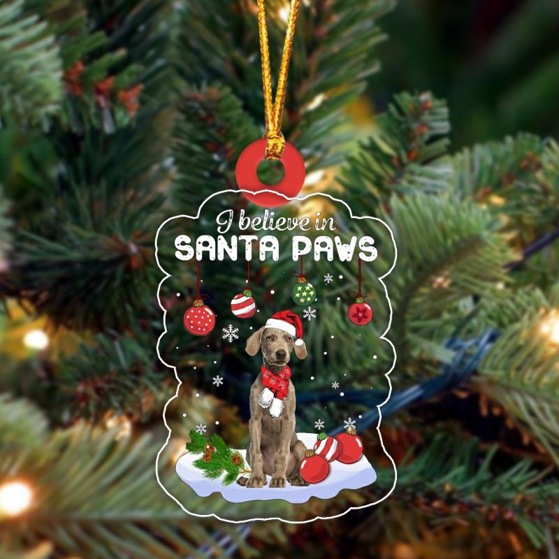 Weimaraner Christmas Ornament