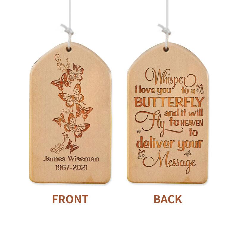 "Whisper I Love You" Personalized Wind Chime - Image 3
