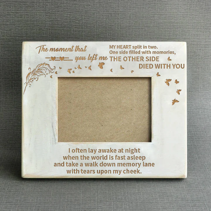 Wood Picture Frame to My Angel - Image 2