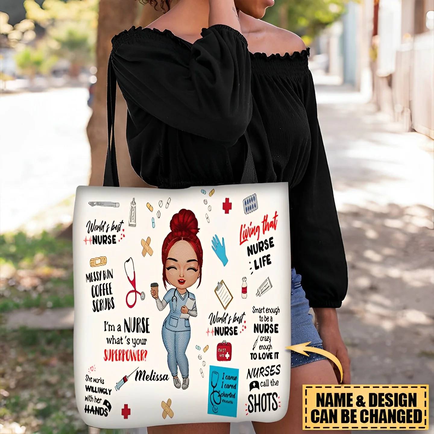 World's Best Nurse Personalized Bag - Gift For Nurse