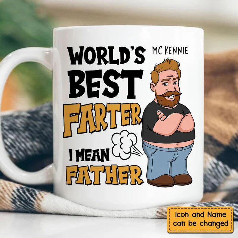 World's Greatest Farter Mug-Personalized Gift For Dad - Image 3