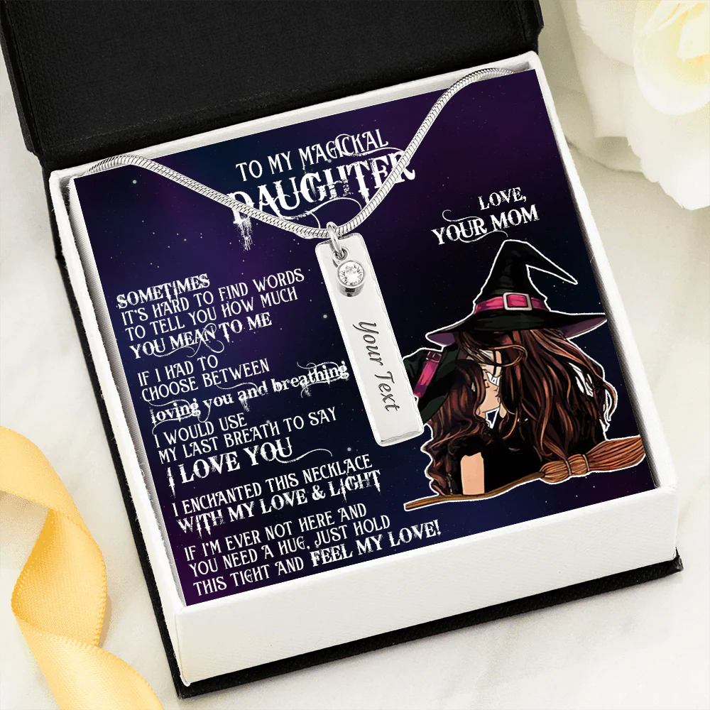 To My Magickal Daughter Gift Necklace