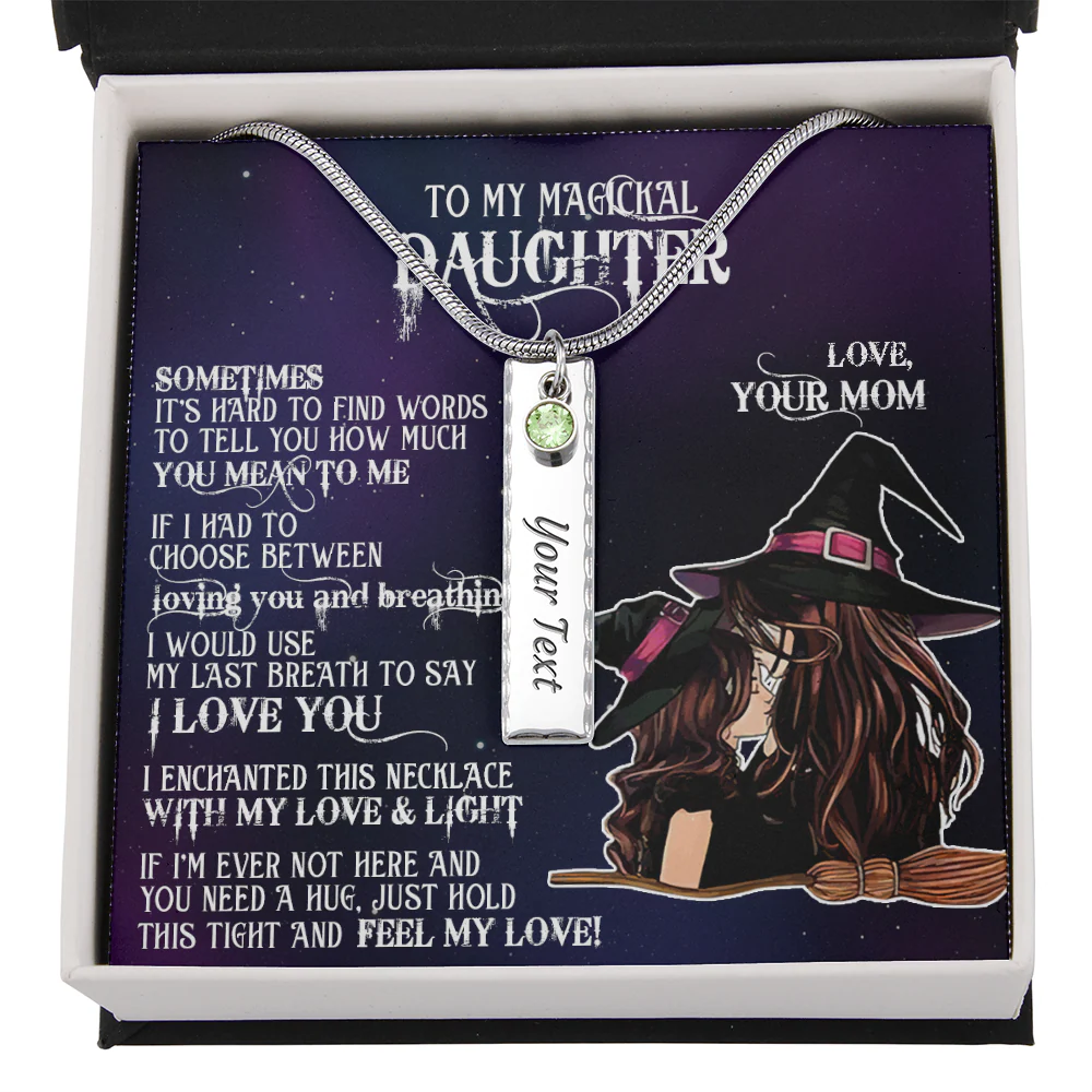 To My Magickal Daughter Gift Necklace - Image 2