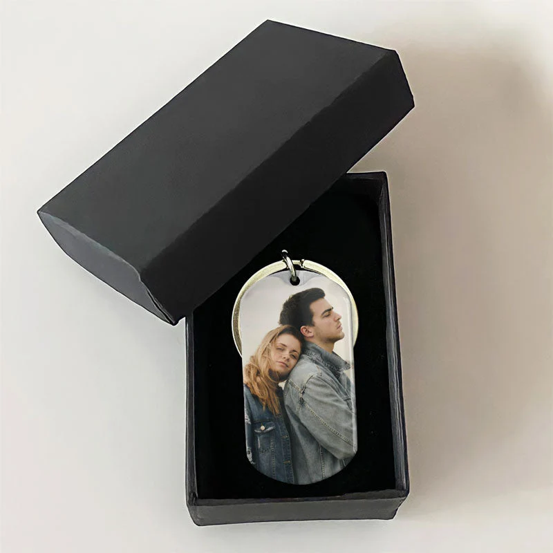 You Are My Missing Piece, Personalized Keychain - Image 3